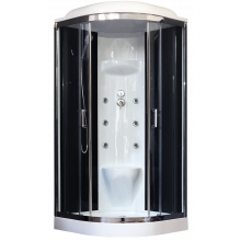 Душевая кабина Royal Bath HK RB 100HK7-BT-CH (черное/прозрачное)
